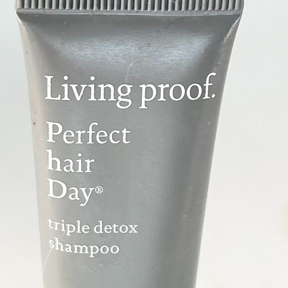Living Proof Perfect Hair Day Triple Detox Hair Scalp Shampoo Travel 1 fl oz New - Picture 2 of 6